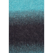 Пряжа для вязания Назар-Рус 'Орион' (40%шерсть, 45%акрил, 15%полиамид) 5х100гр/200м цв.1124 бирюза/т.синий