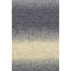 Пряжа для вязания Назар-Рус 'Орион' (40%шерсть, 45%акрил, 15%полиамид) 5х100гр/200м цв.1134 серый/молоко