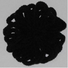 Пряжа для вязания Назар-Рус 'Плюшевая' (100%микрополиэстер) 10х50гр/38м цв.7000 черный