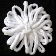 Пряжа для вязания Назар-Рус 'Плюшевая' (100%микрополиэстер) 10х50гр/38м цв.7007 белый