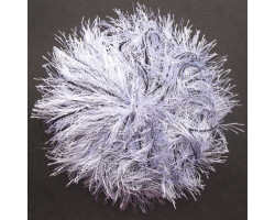 Пряжа для вязания Назар-Рус 'Травка' (100% полиэстер) 5х100гр/150м цв.2015 бел/черный