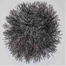 Пряжа для вязания Назар-Рус 'Травка' (100% полиэстер) 5х100гр/150м цв.2016 черн/бел