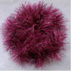 Пряжа для вязания Назар-Рус 'Травка с метанитом' (90% пэ, 10% метанит) 5х100гр/115м цв.2002 фуксия