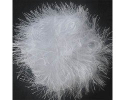 Пряжа для вязания Назар-Рус 'Травка с метанитом' (90% пэ, 10% метанит) 5х100гр/115м цв.2005 белый