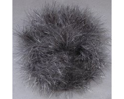 Пряжа для вязания Назар-Рус 'Травка с метанитом' (90% пэ, 10% метанит) 5х100гр/115м цв.2020 серый