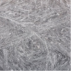 Пряжа для вязания Назар-Рус 'Травка с метанитом' (90% пэ, 10% метанит) 5х100гр/115м цв.2075 серебро