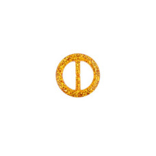 Пряжка пластмассовая арт.TBY- D1604-6 d=20мм круг цв.золото
