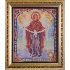 Рамка со стеклом №28 Богородица Покрова 20,2х24,8 см