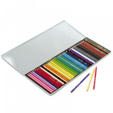 Набор цветных карандашей 'Черепаха' арт.МРМ.5011M45 45цв в металлической коробке