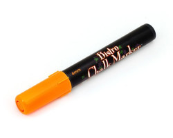 Маркер MARVY для окон и темных досок 1.5-6мм НЕОН-оранжевый MAR480/7F (Жидкий мел)