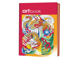 Записная книга-раскраска ARTbook. Китай (красная) ISBN 978-5-91906-622-4 ст.24 арт.6224