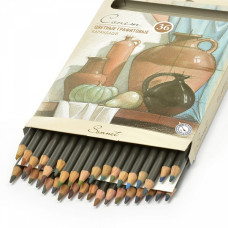 Набор цветных графитовых карандашей Сонет арт.НП.13541621 уп.36 цветов
