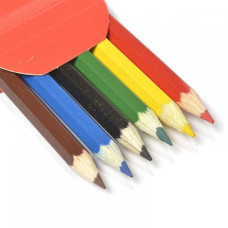 Набор шестигранных карандашей арт.НП.3741066 'Цветик' 2М-4М заточенные 6 цветов
