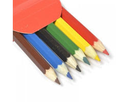 Набор шестигранных карандашей арт.НП.3741066 'Цветик' 2М-4М заточенные 6 цветов