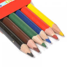 Набор трехгранных карандашей арт.НП.3741165 'Цветик' 6 цветов