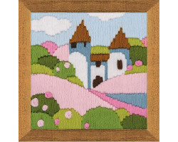 Набор для вышивания арт.CС-1572 'Розовый сад' 12х12 см