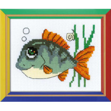 Набор для вышивания арт.П-139 'Рыбка с улыбкой' 16х13 см