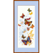 Набор для вышивания арт.СС-0902 'Бабочки России' 22x50 см