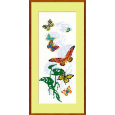 Набор для вышивания арт.СС-0903 'Экзотические бабочки' 22x50 см