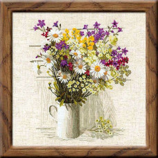 Набор для вышивания арт.СС-0924 'Полевые цветы' 45x45 см