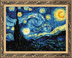 Набор для вышивания арт.СС-1088 'Ван Гог. Звездная ночь' 40x30 см