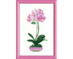 Набор для вышивания арт.СС-1163 'Сиреневая орхидея' 21x30 см