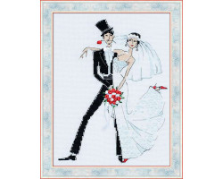 Набор для вышивания арт.СС-1179 'Свадебное танго' 20x26 см