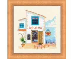 Набор для вышивания арт.СС-1218 'Cafe del Mar' 18х18 см