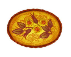 Набор для вышивания арт.СС-1584АС Брошь 'Чайная роза' 6,5х4,5 см