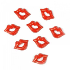 Пластиковые губы для игрушек арт.TBY.D1 цв.красный упак 200шт.