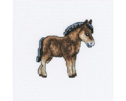 Набор для вышивания арт.РТ-H255 'Голландская лошадка' 10х10 см