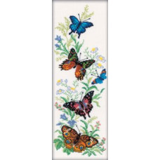 Набор для вышивания арт.РТ-M147 'Порхающие бабочки' 16x45 см