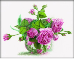 Набор для вышивания арт.РТ-M202 'Романтические розы' 38x30 см