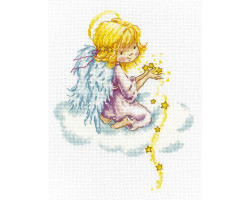Набор для вышивания арт.РТ-M289 'Звездный ангел' 20х26 см