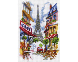 Набор для вышивания арт.РТ-M292 'Уютный уголок Парижа' 15х23 см