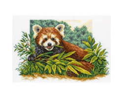 Набор для вышивания арт.РТ-M321 'Любопытная панда' 33х35 см