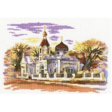 Набор для вышивания арт.РТ-M366 'Церковь Св.Марии Магдалины' 24х17 см