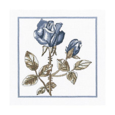 Набор для вышивания арт.РТ-M458 'Роза снежной королевы' 23х23 см