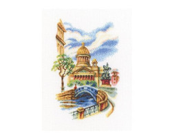 Набор для вышивания арт.РТ-M539 'Мосты Петербурга' 15x23 см