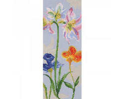 Набор для вышивания арт.РТ-M568 'Цветы радуги' 15х38 см
