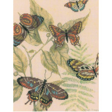 Набор для вышивания арт.РТ-M70012 'Царство бабочек' 20х26 см