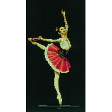 Набор для вышивания арт.РТ-С097 'Балерина' 17x32 см