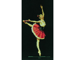 Набор для вышивания арт.РТ-С097 'Балерина' 17x32 см