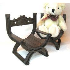 Комплект сборки из МДВ курульное кресло для медведей арт.187082 недекорированный