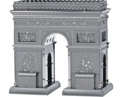 Объемная металлическая 3D модель арт.K0020/B21108 Arc de Triomphe 6,2х3,2х6см
