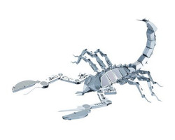 Объемная металлическая 3D модель арт.K0026/L11104 Scorpion 12х9х5см