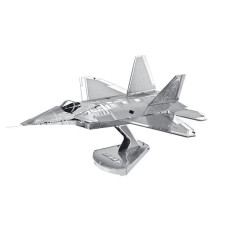 Объемная металлическая 3D модель арт.K0045/D11112 F-22 Raptor 9,3х6,1х3,9см