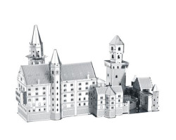 Объемная металлическая 3D модель арт.K0059/B31127 Neuschwanstein Castle 12,1х5х7,2см
