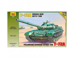 Сборная модель арт.ЗВ.3552 Российский основной боевой танк Т-72А