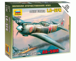 Сборная модель арт.ЗВ.6255 Советский истребитель Ла-5 ФН